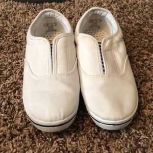 White basic edition slip on shoes